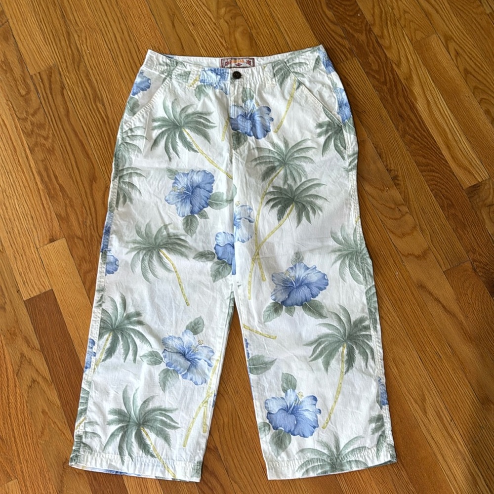 Caribbean Joe Lightweight Cotton Crop Pants